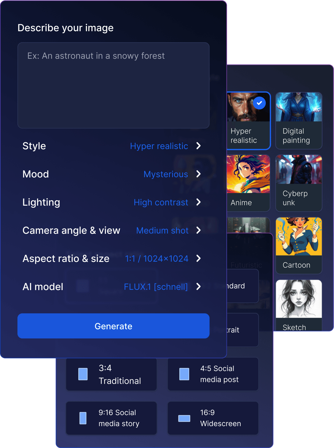 AI Image Generation Process
